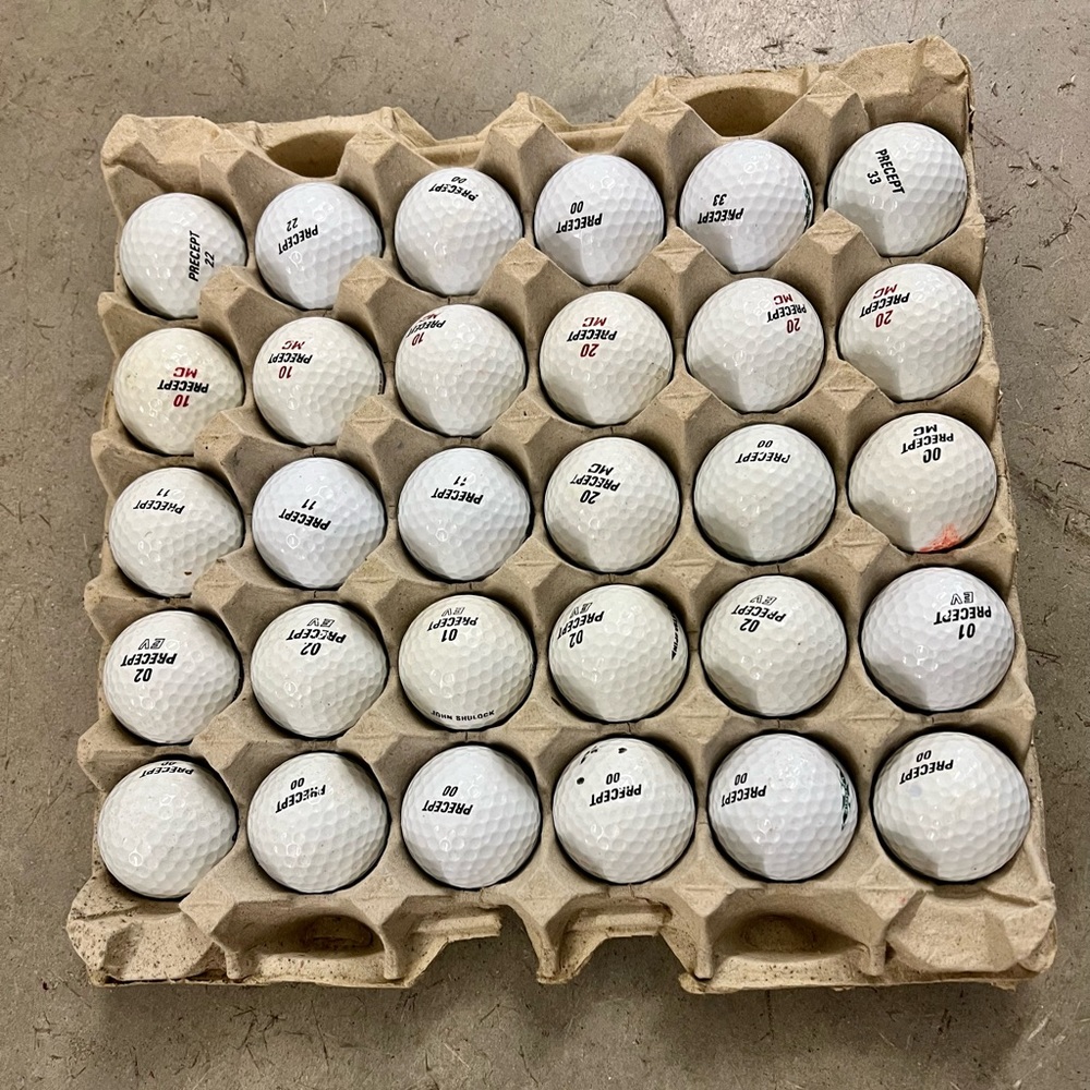 Precept Golf Balls 30 Count Flat
